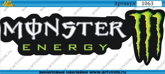 Наклейка monster enerjy  011