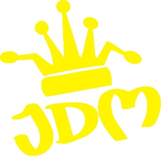 Наклейка JDM корона