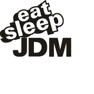 Наклейка eat sleep JDM