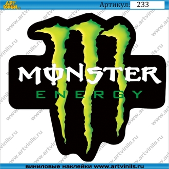 Наклейка monster enerjy  004