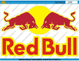 Наклейка red bull 001