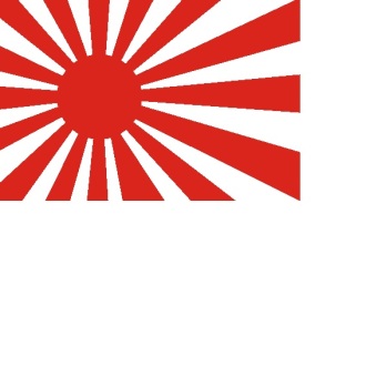 Наклейка Japan flag 002