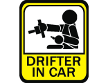 Наклейка drifter in car