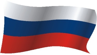 Наклейка флаг РФ