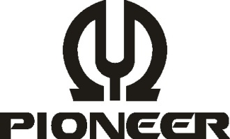 Наклейка pioneer с лого