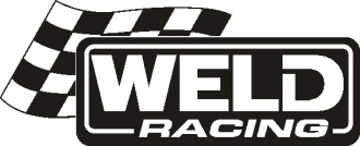 Наклейка Weld racing