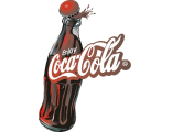 Наклейка coca cola