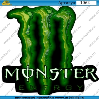Наклейка monster enerjy  010