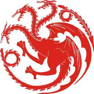 Наклейка дракон 012