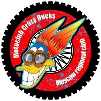 Наклейка Motoclub Crazy Ducks