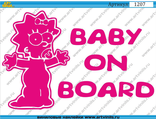 Наклейка BABY ON BOARD