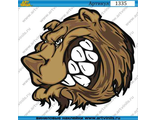Наклейка медведь 002