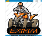 Наклейка Квадрацикл extrim