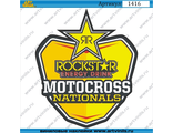Наклейка Rockstar Motocross